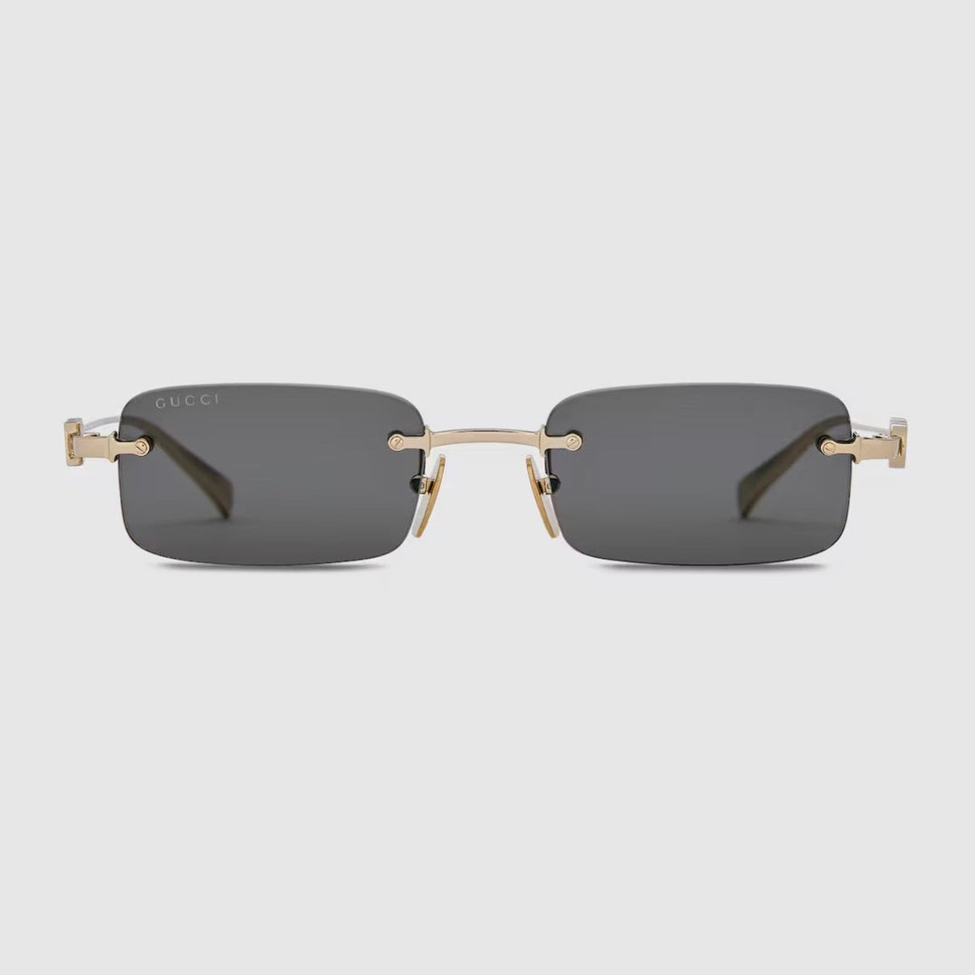 Lunettes de soleil rectangulaires