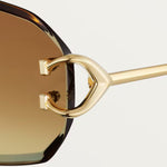 Lunettes solaires décor classique de cartier