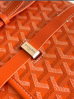Sac Belvédère  orange  leather
