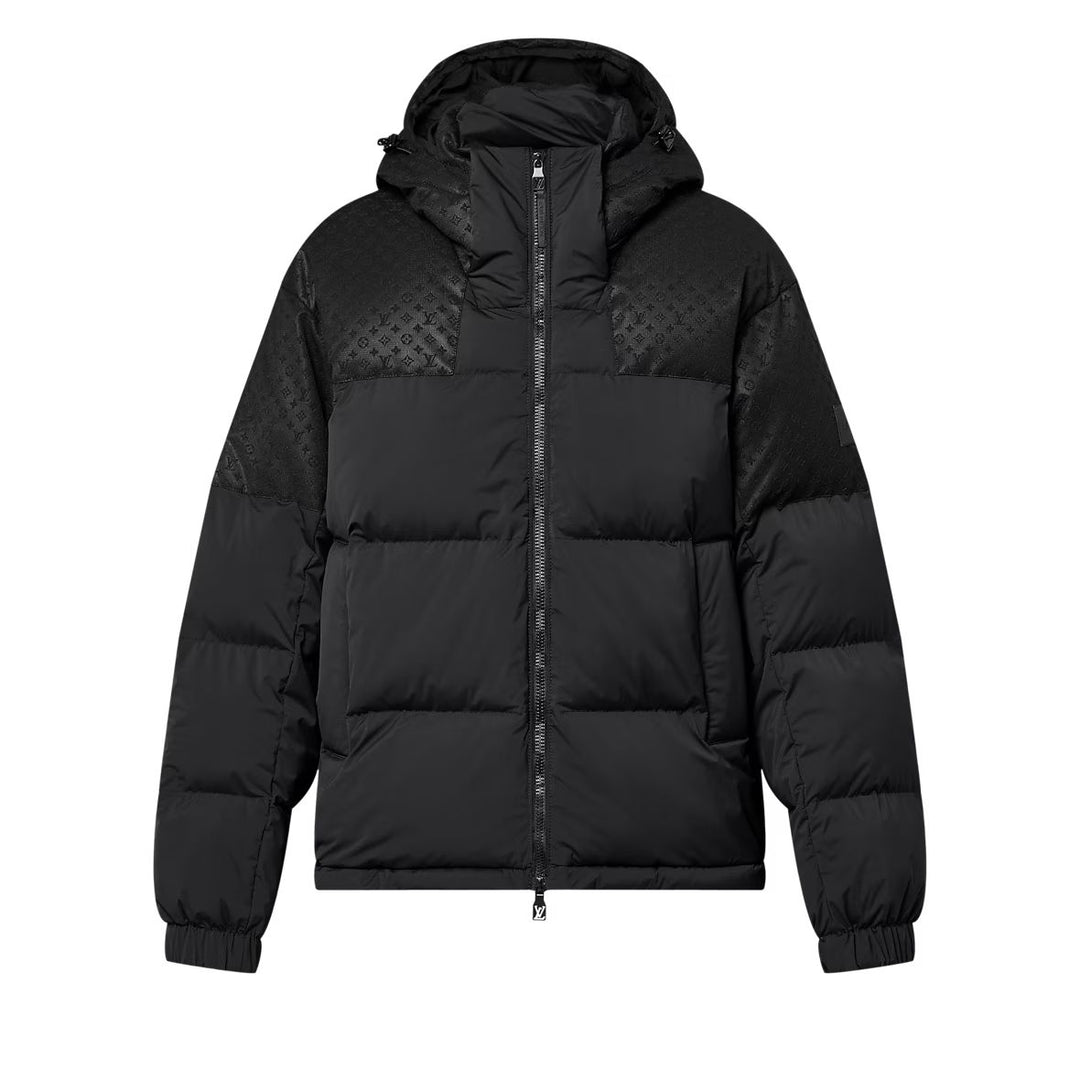 Blouson à détails Monogram en duvet Ecodown