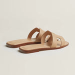 Hermes - Claquettes  Beige Natura