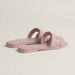 Hermes - Claquettes Rose Cancan
