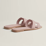 Hermes - Claquettes Rose porcelaine